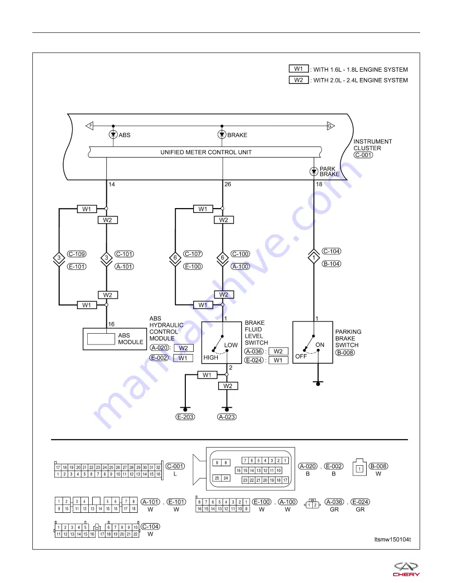 Chery Tiggo 2009 Service Manual Download Page 1642