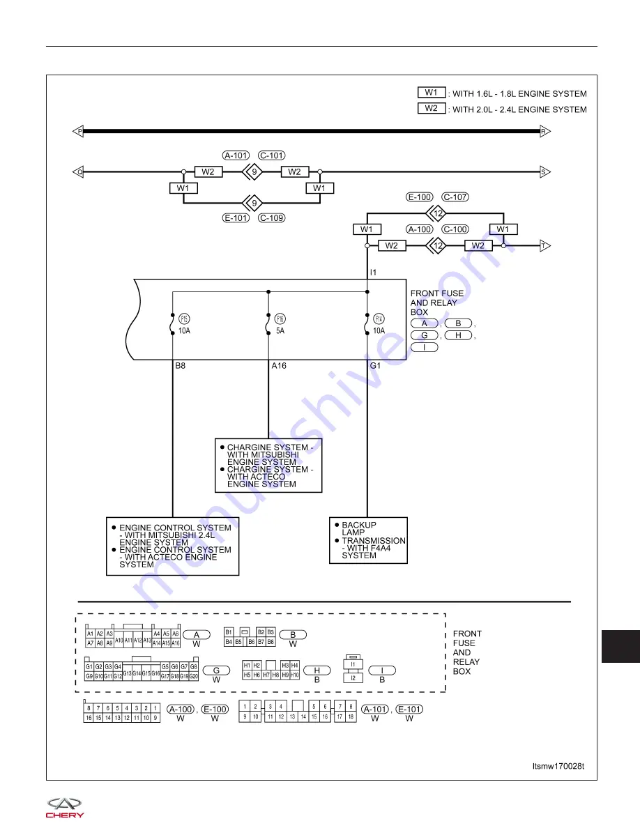 Chery Tiggo 2009 Service Manual Download Page 1847