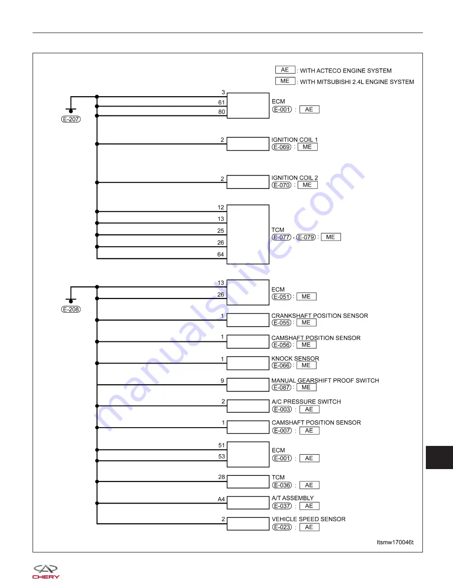 Chery Tiggo 2009 Service Manual Download Page 1861