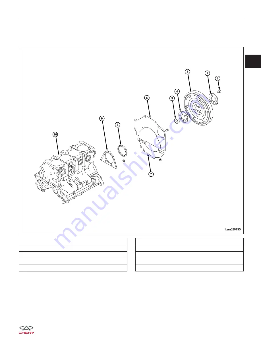 Chery Tiggo 2009 Service Manual Download Page 208