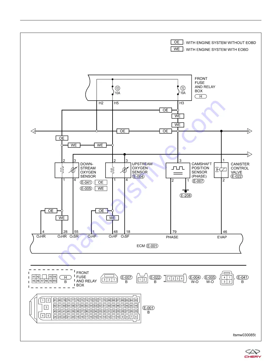 Chery Tiggo 2009 Service Manual Download Page 298