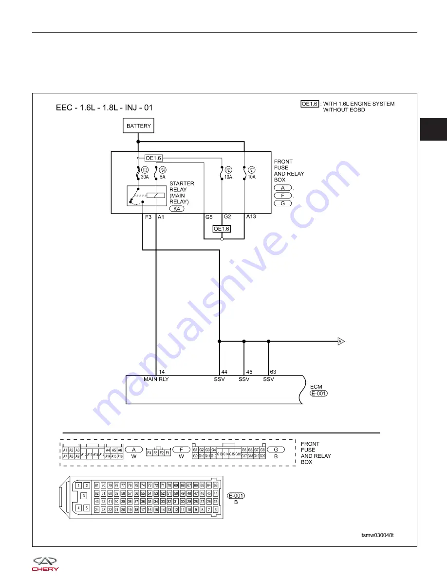 Chery Tiggo 2009 Service Manual Download Page 441