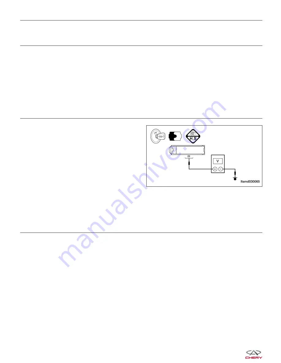 Chery Tiggo 2009 Service Manual Download Page 484