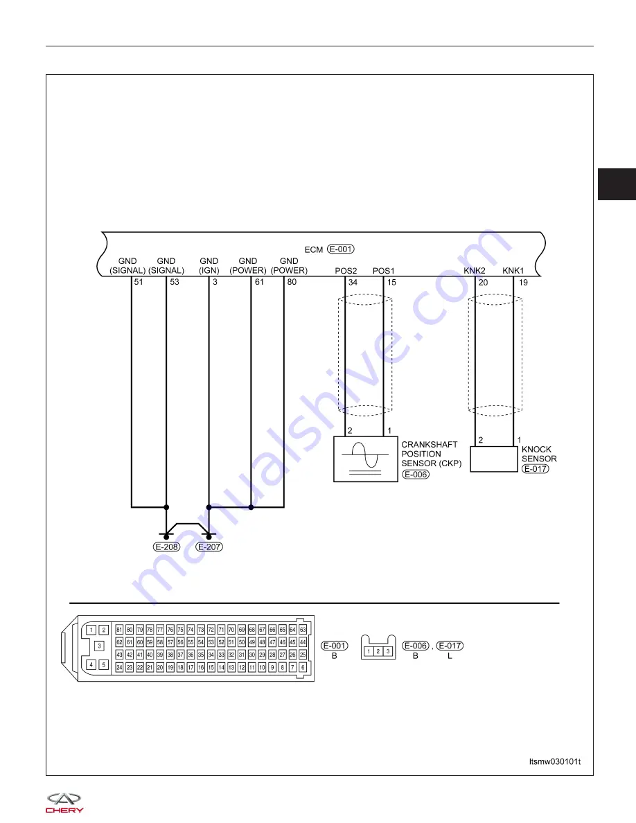 Chery Tiggo 2009 Service Manual Download Page 527