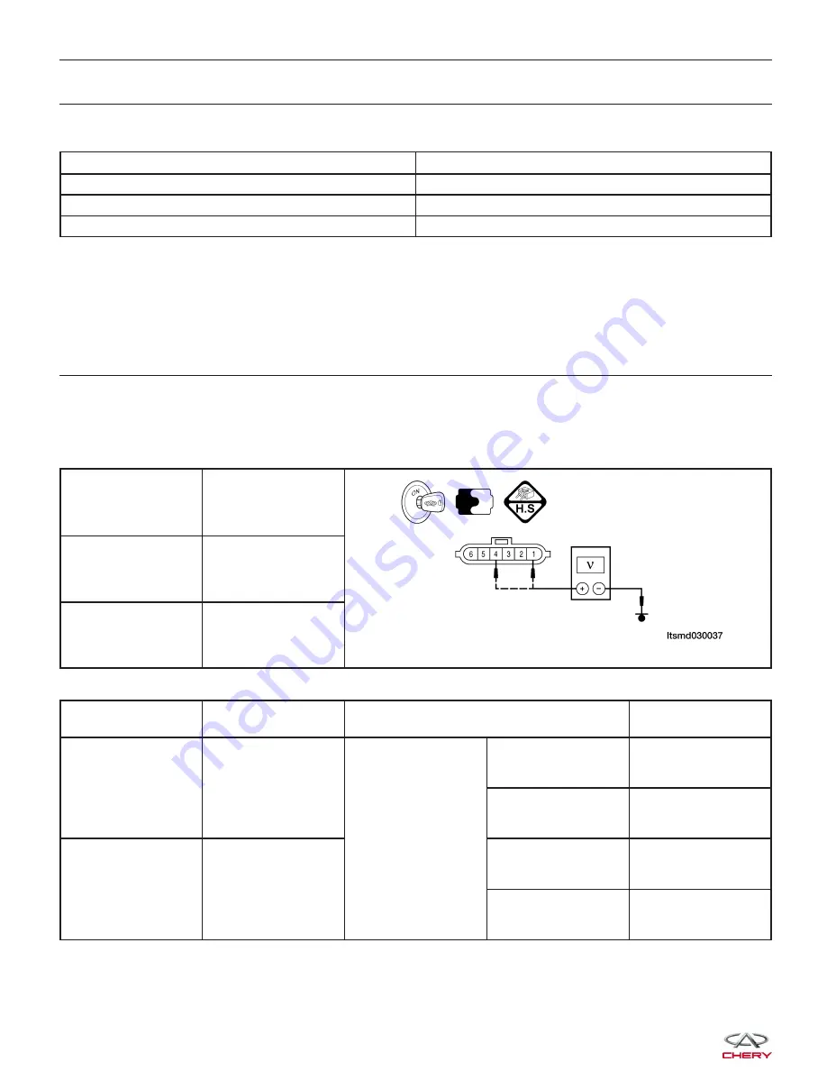 Chery Tiggo 2009 Service Manual Download Page 694