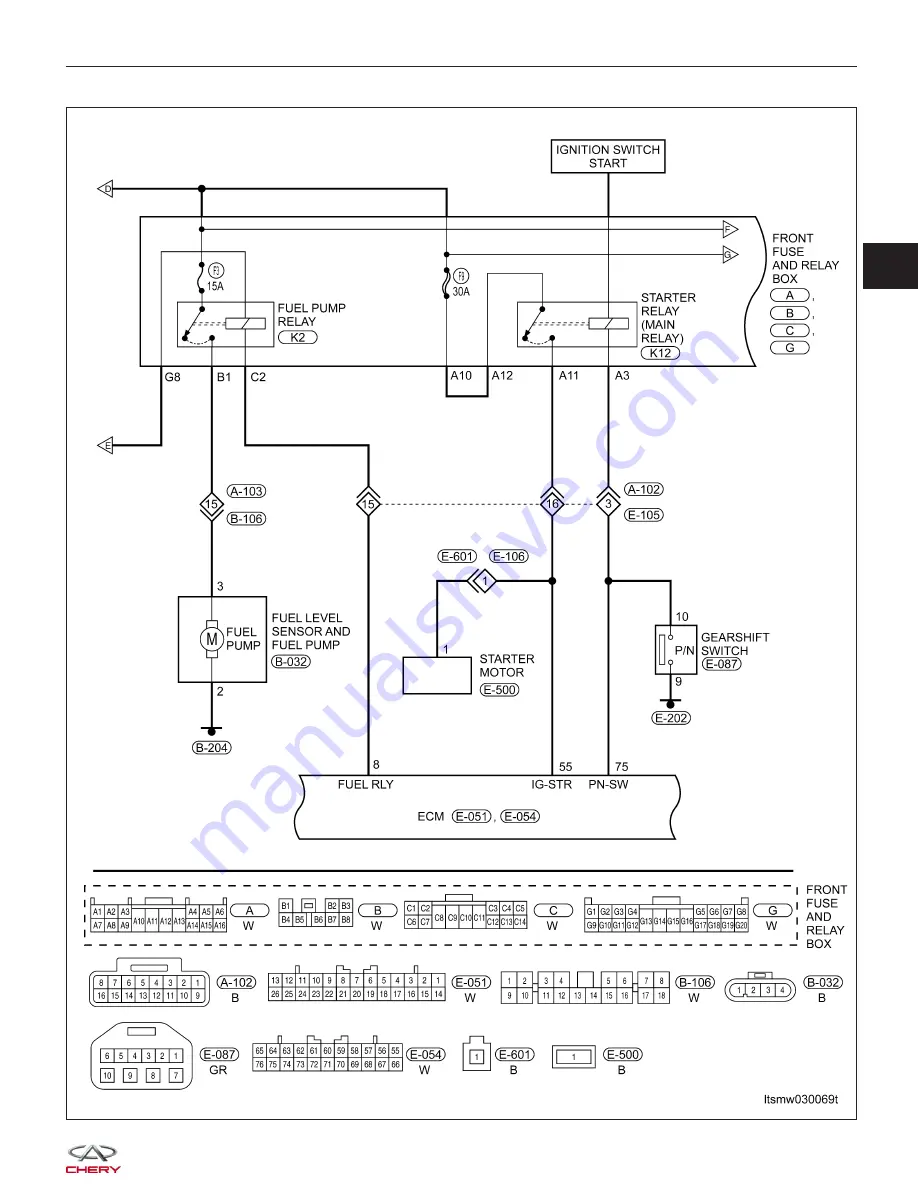 Chery Tiggo 2009 Service Manual Download Page 733