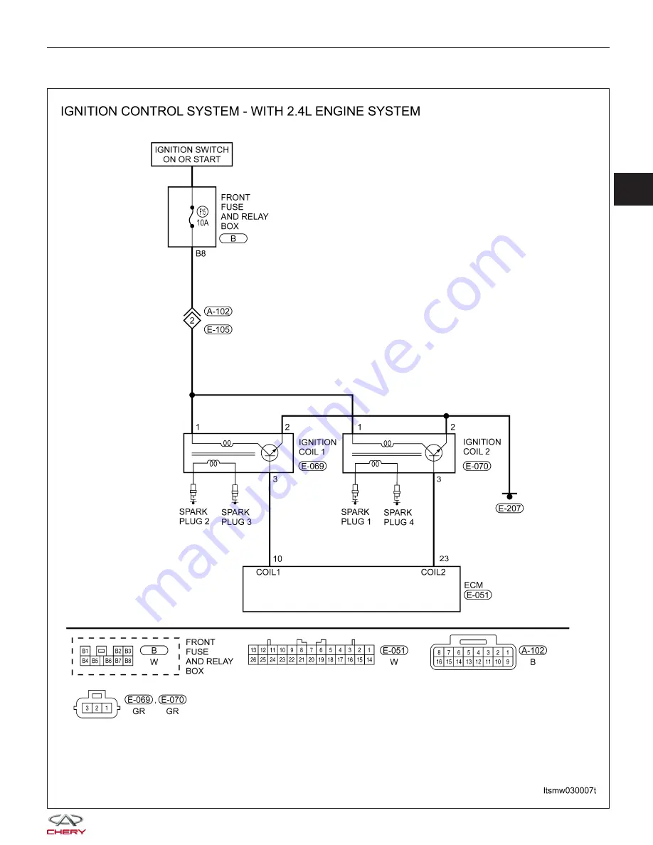 Chery Tiggo 2009 Service Manual Download Page 809