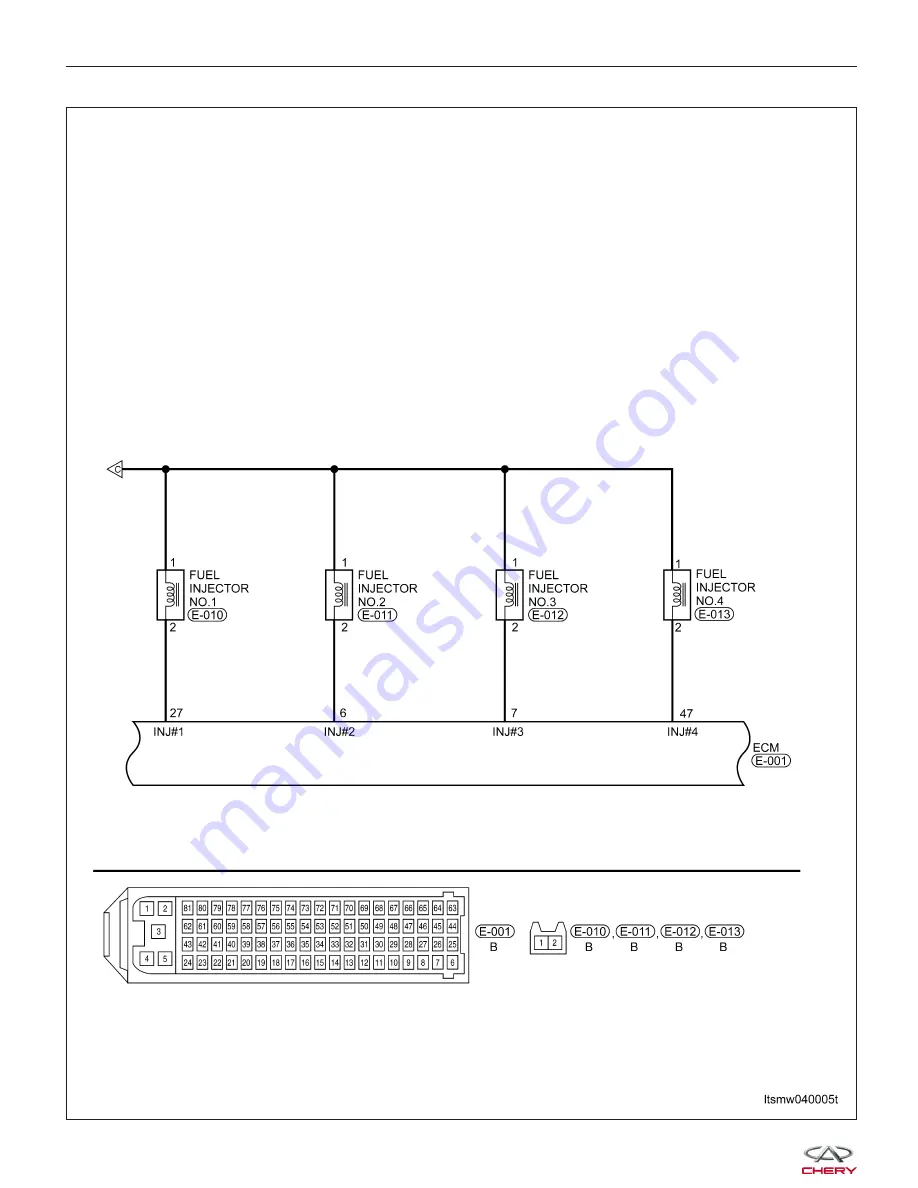 Chery Tiggo 2009 Service Manual Download Page 883