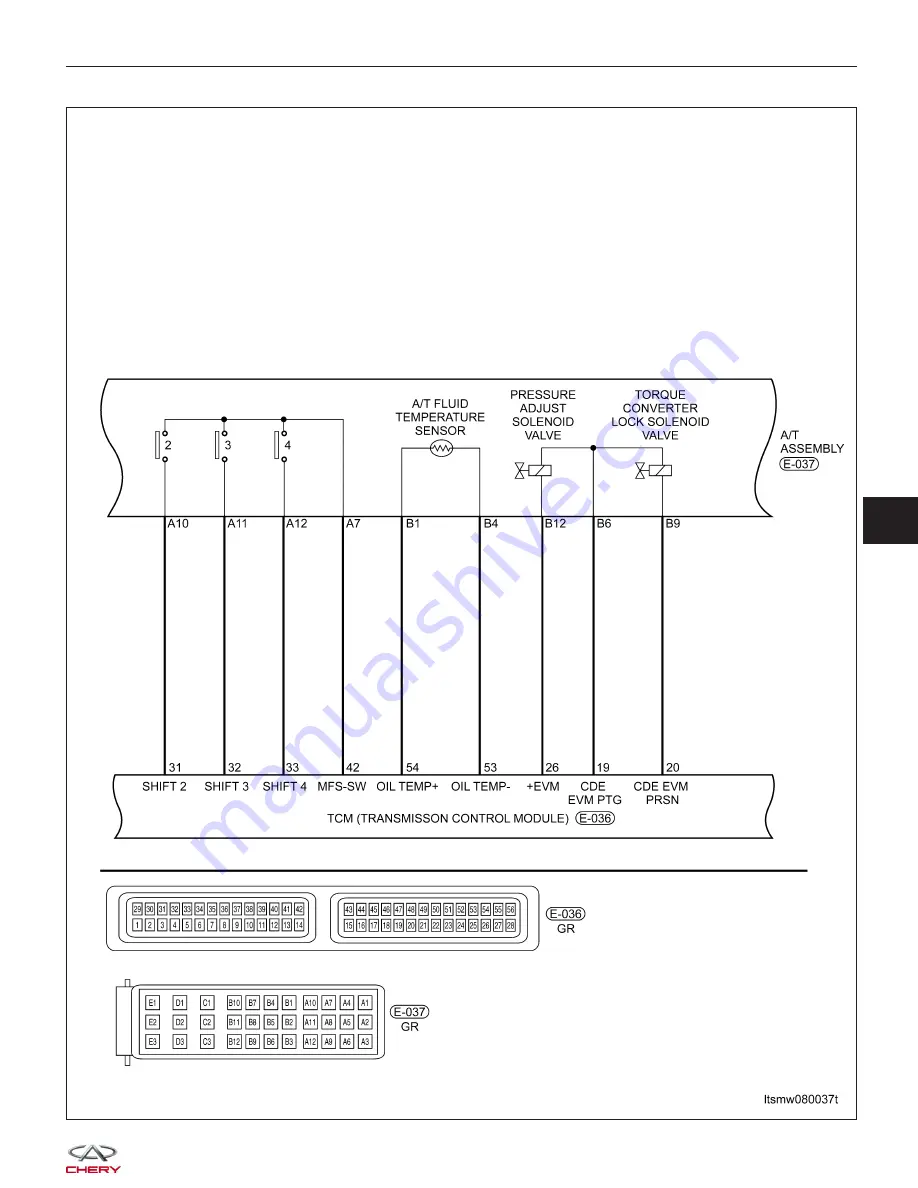 Chery Tiggo 2009 Service Manual Download Page 958