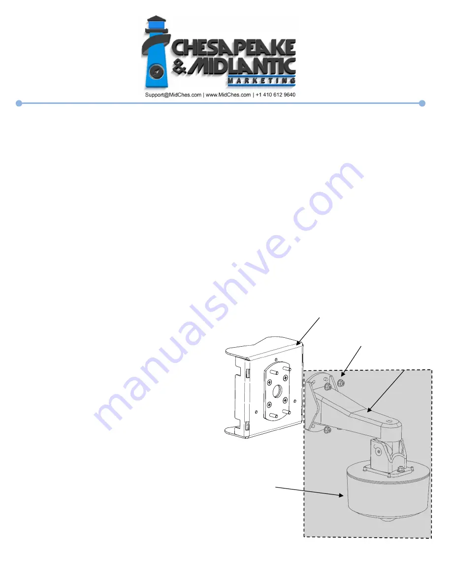 Chesapeake & Midlantic BMT-70PM Installation Manual Download Page 1