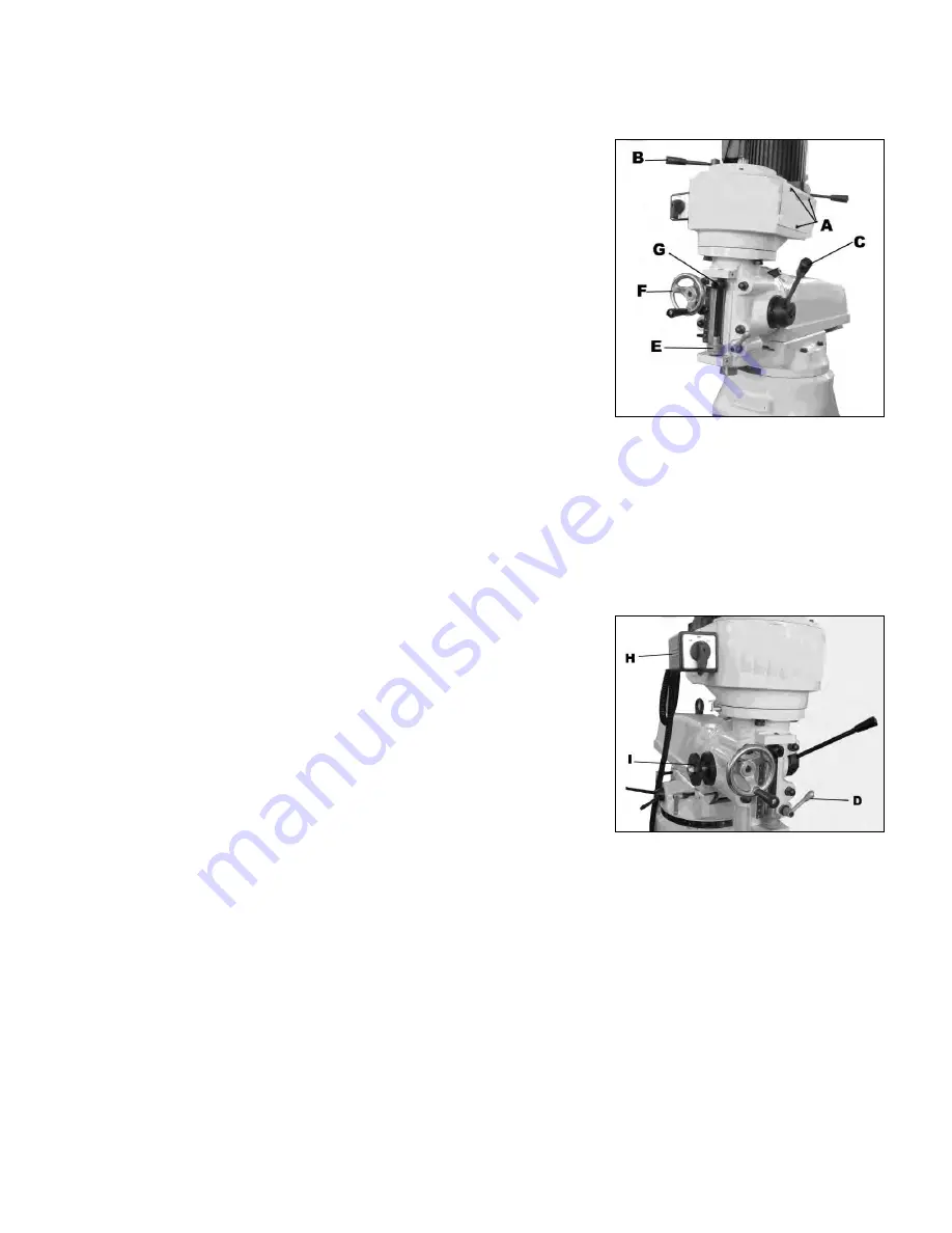 CHESTER 836 TURRET MILL Скачать руководство пользователя страница 9