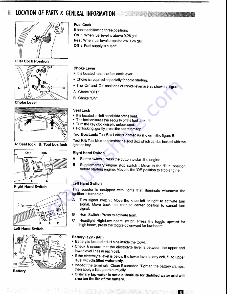 Chetak 003002CL Service Manual Download Page 8