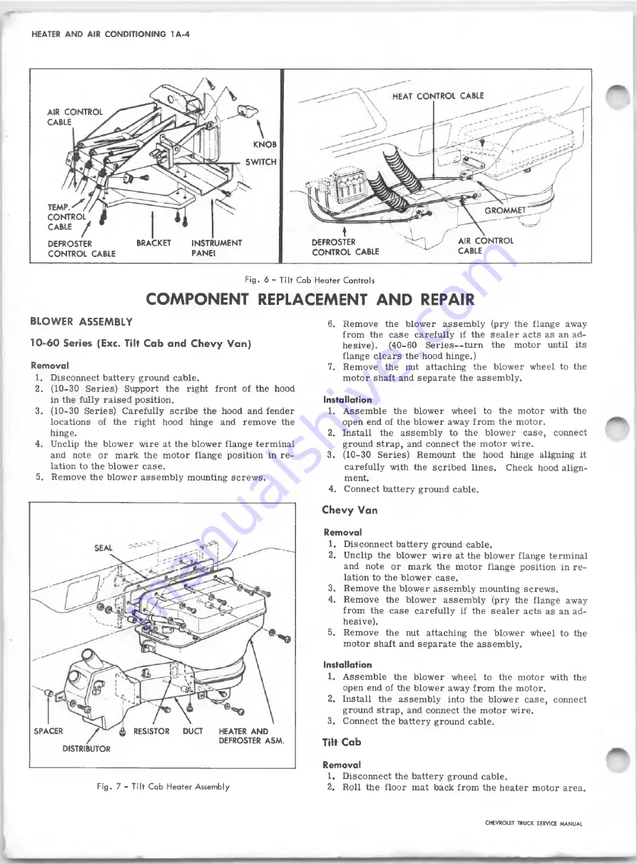 Chevrolet 10 Series 1967 Service Manual Download Page 32