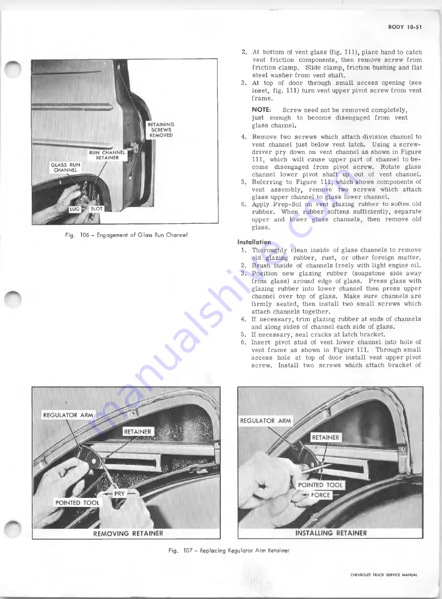 Chevrolet 10 Series 1967 Скачать руководство пользователя страница 113