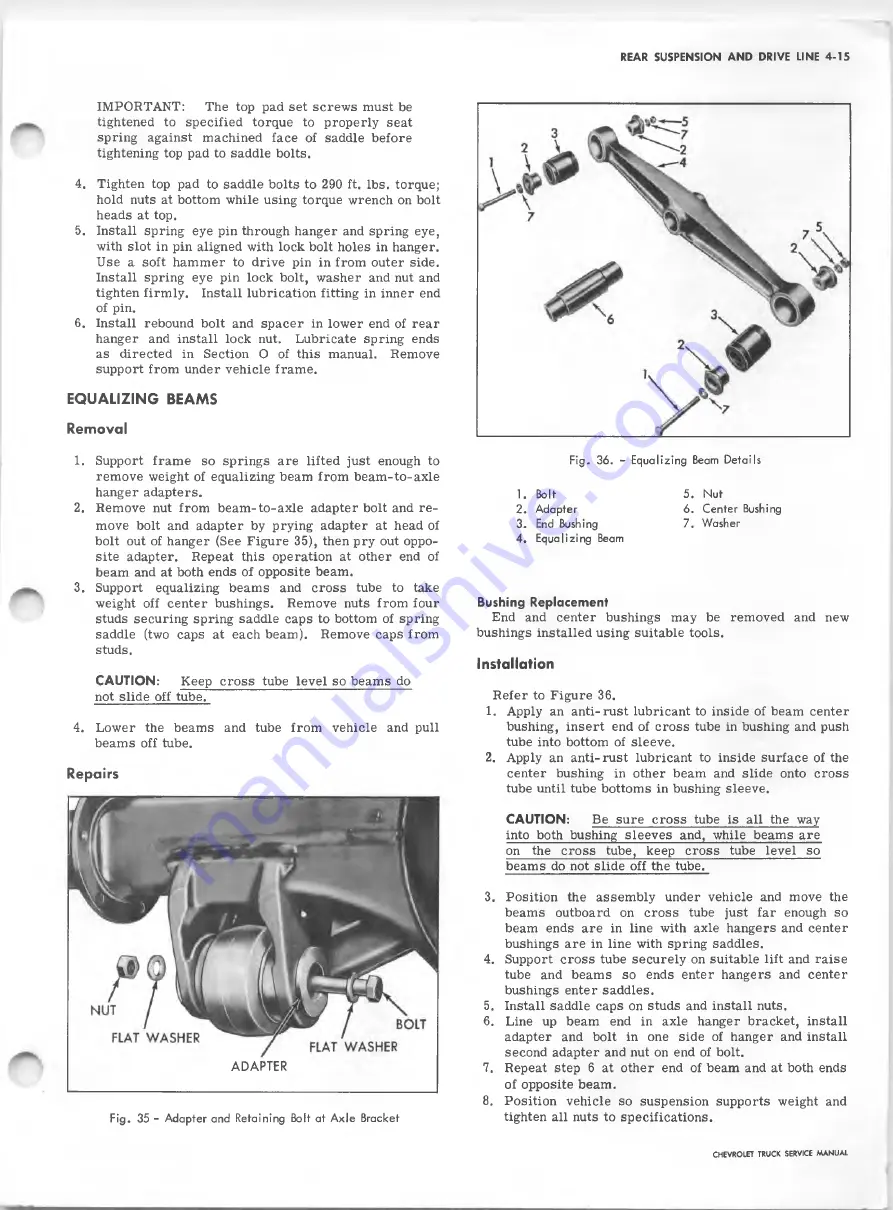 Chevrolet 10 Series 1967 Service Manual Download Page 173