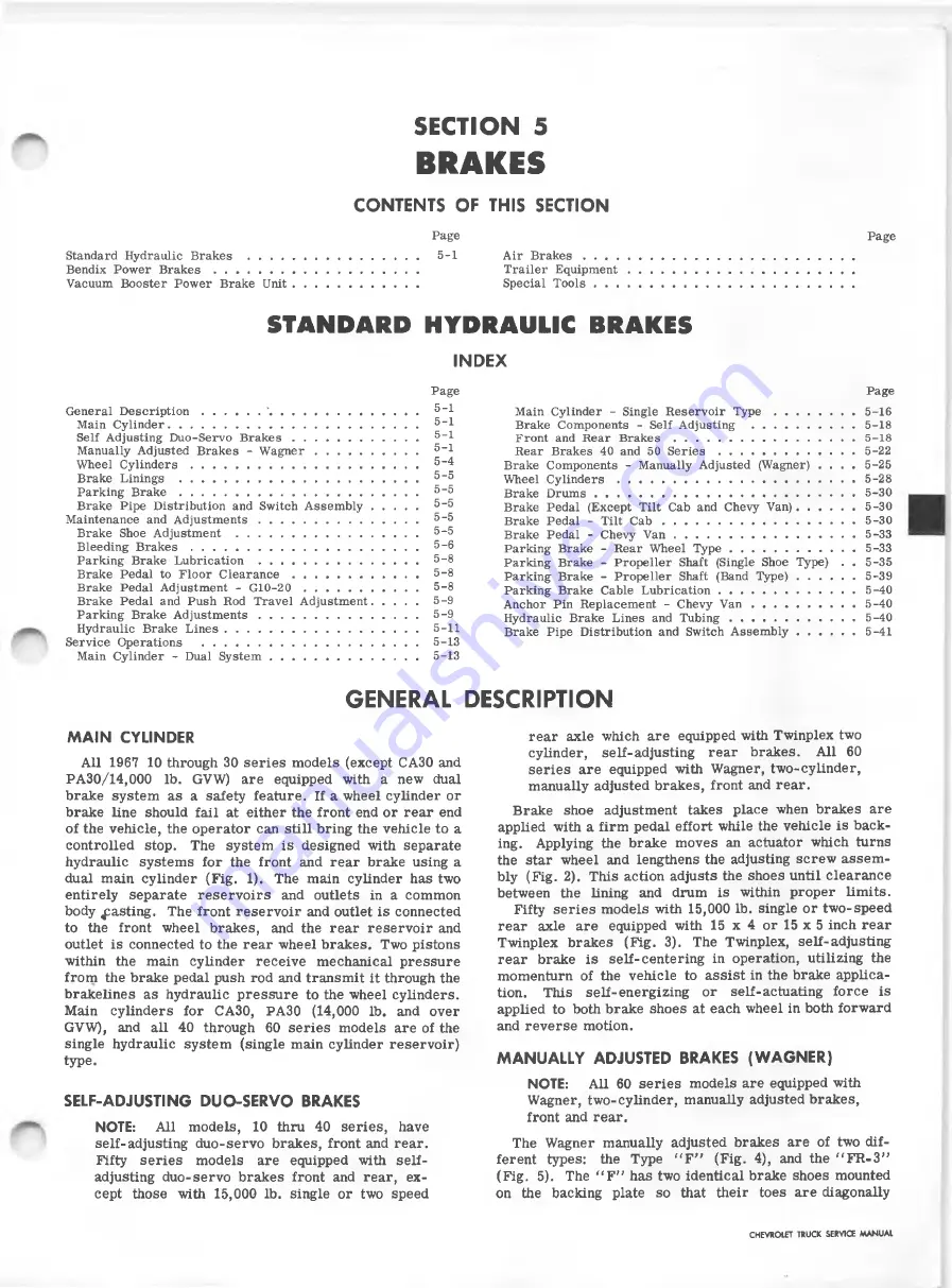 Chevrolet 10 Series 1967 Service Manual Download Page 217