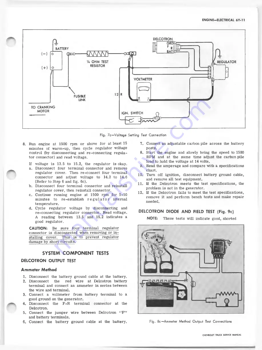 Chevrolet 10 Series 1967 Service Manual Download Page 359