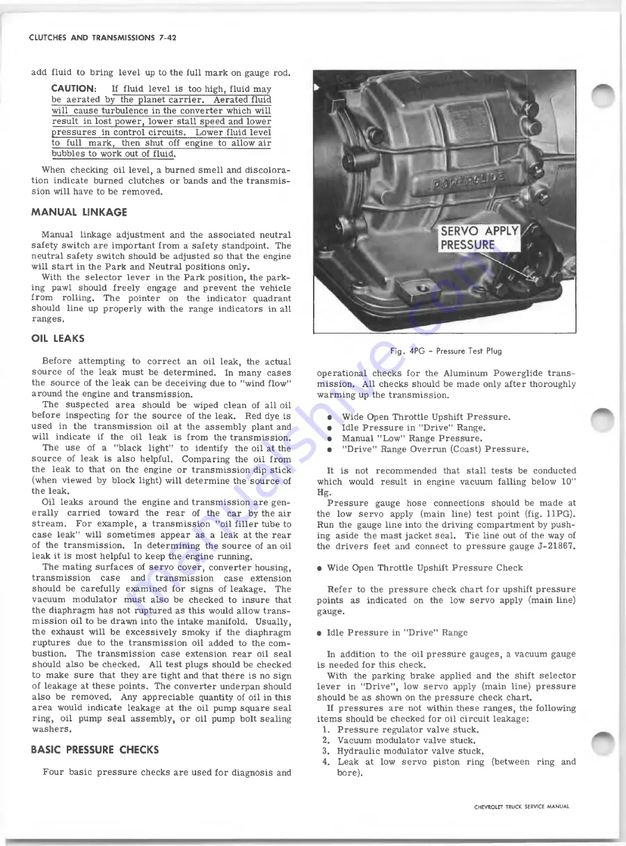 Chevrolet 10 Series 1967 Скачать руководство пользователя страница 428