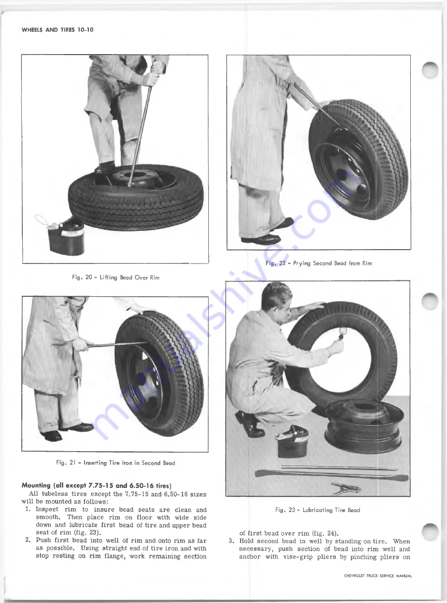 Chevrolet 10 Series 1967 Service Manual Download Page 484