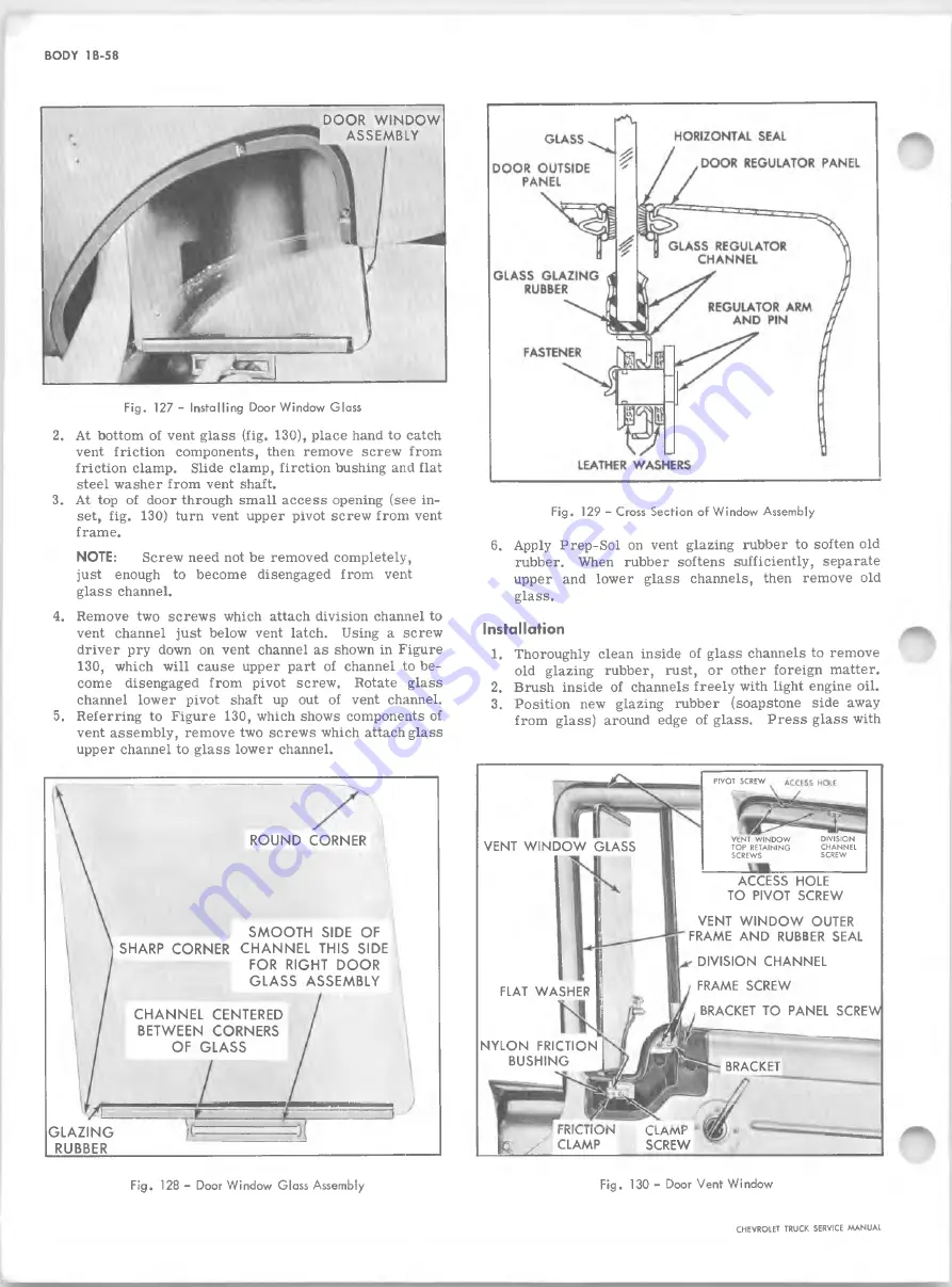 Chevrolet 10 Series 1968 Service Manual Download Page 125