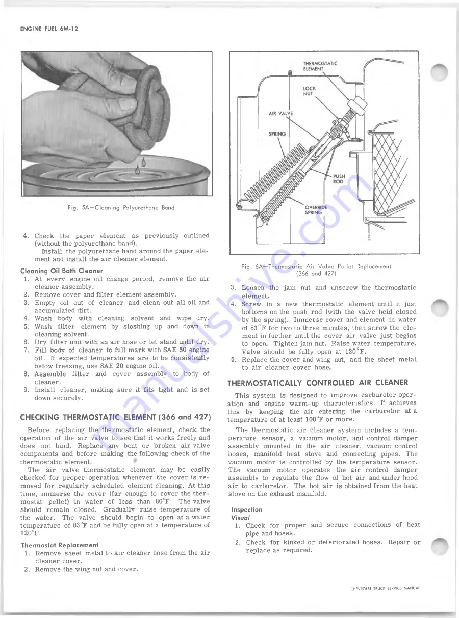 Chevrolet 10 Series 1968 Service Manual Download Page 405