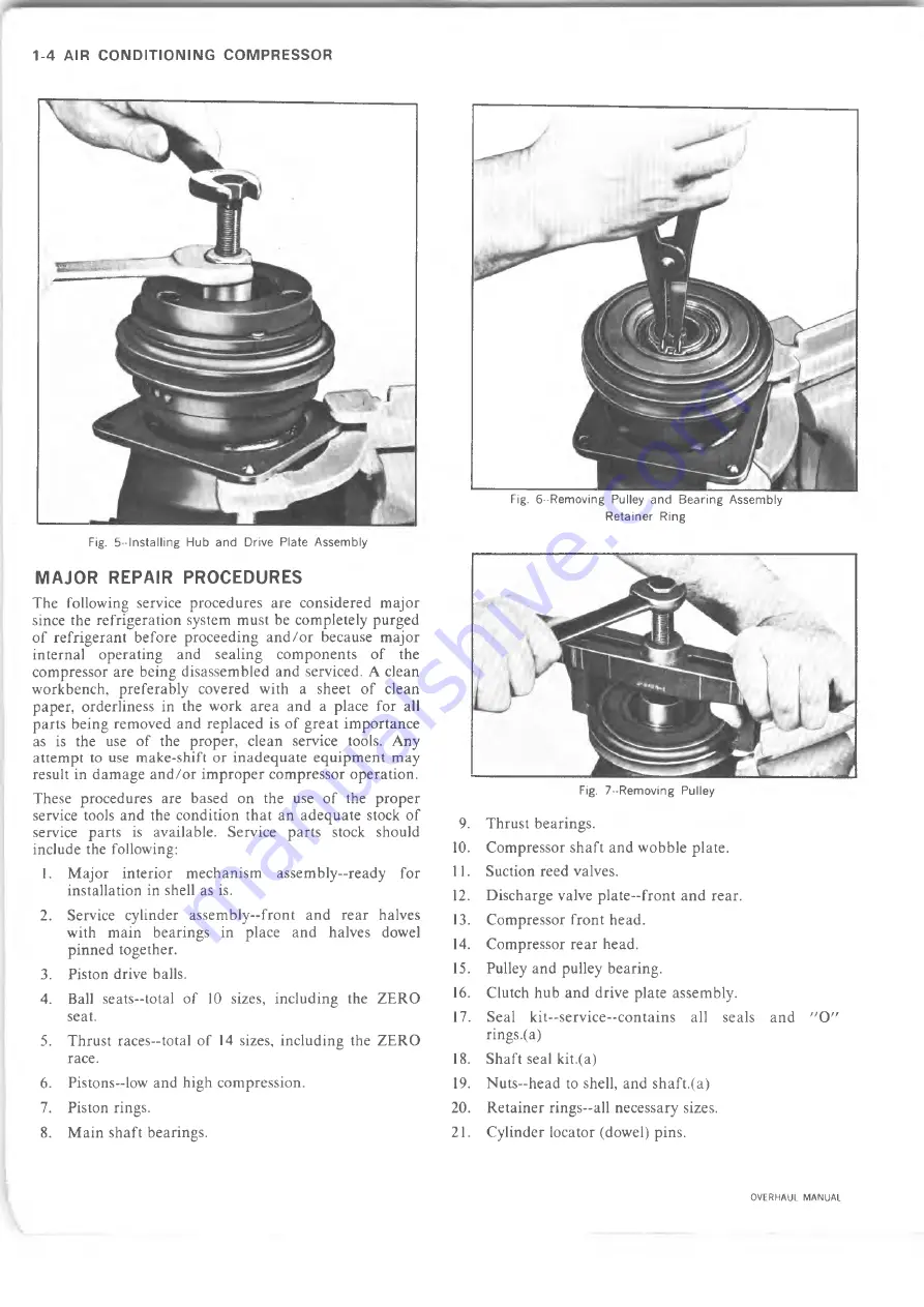 Chevrolet 10 series 1973 Overhaul Manual Download Page 9