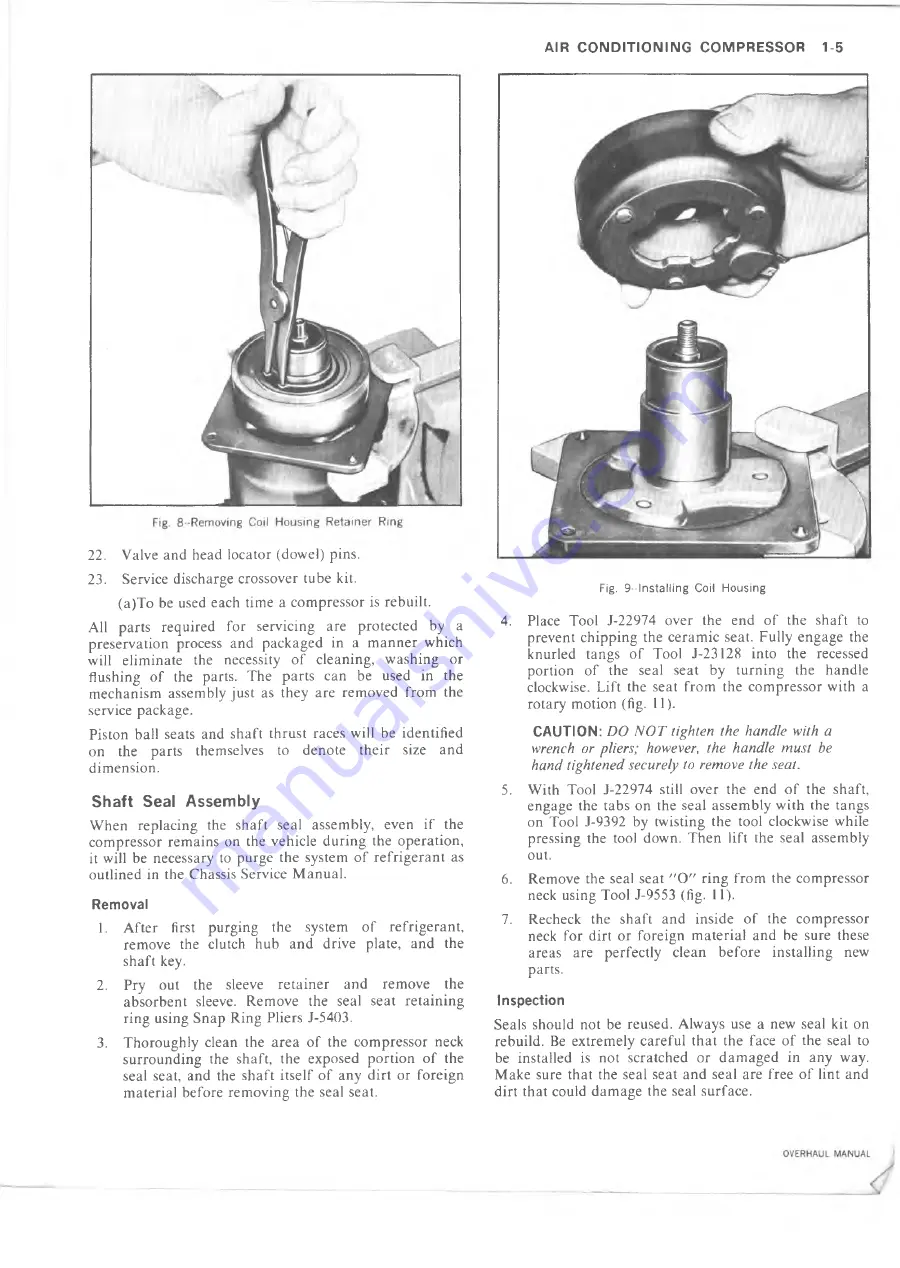 Chevrolet 10 series 1973 Overhaul Manual Download Page 10