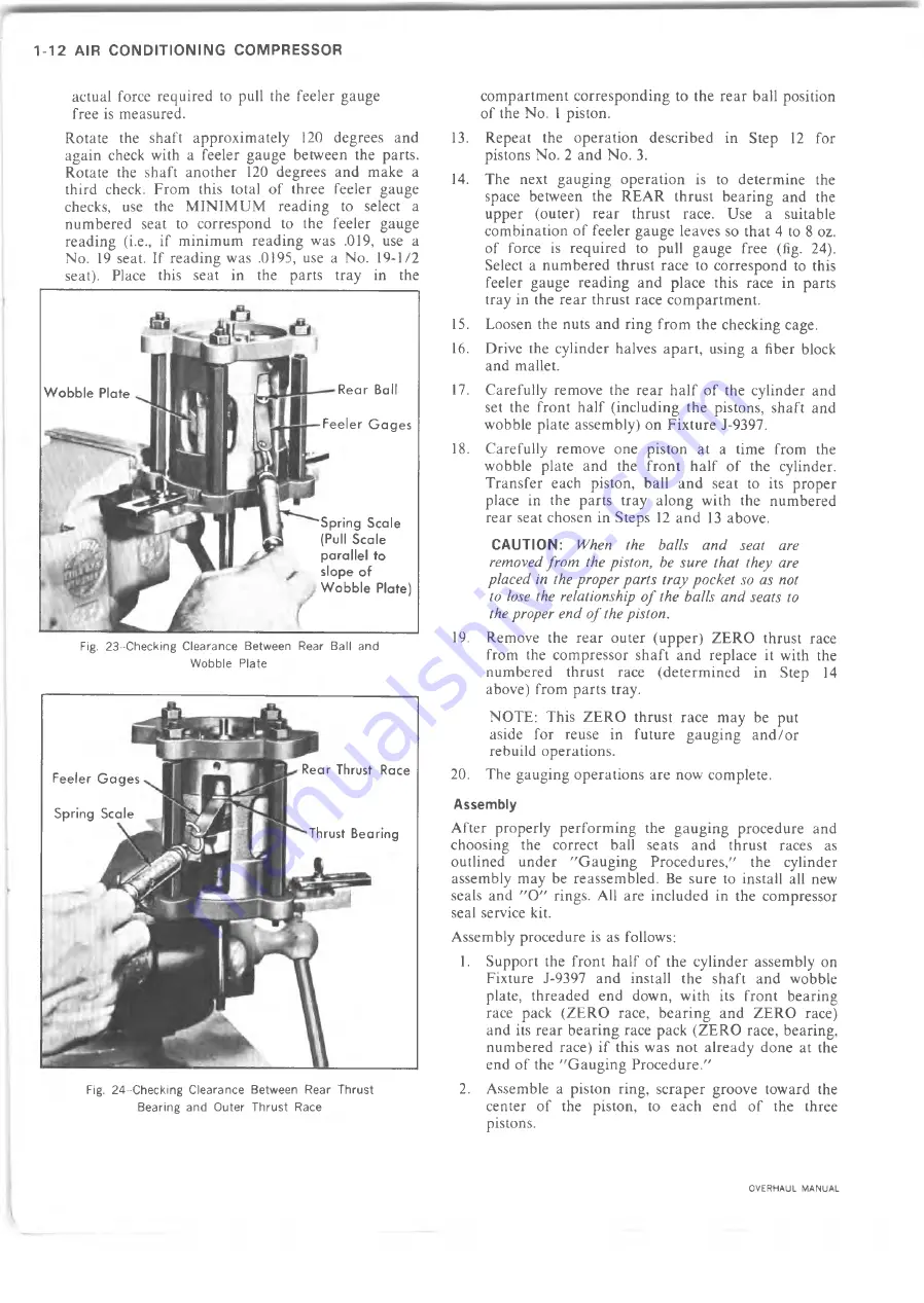 Chevrolet 10 series 1973 Overhaul Manual Download Page 17