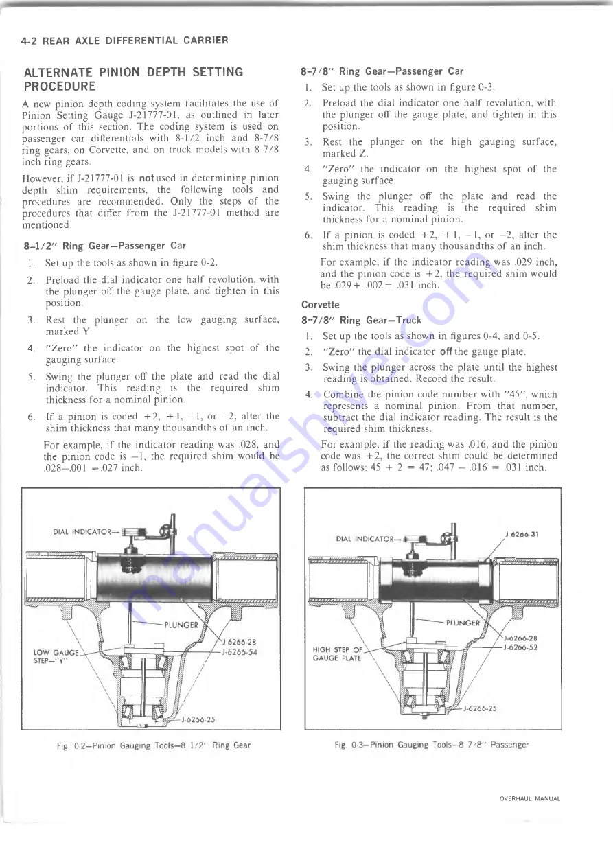 Chevrolet 10 series 1973 Overhaul Manual Download Page 33