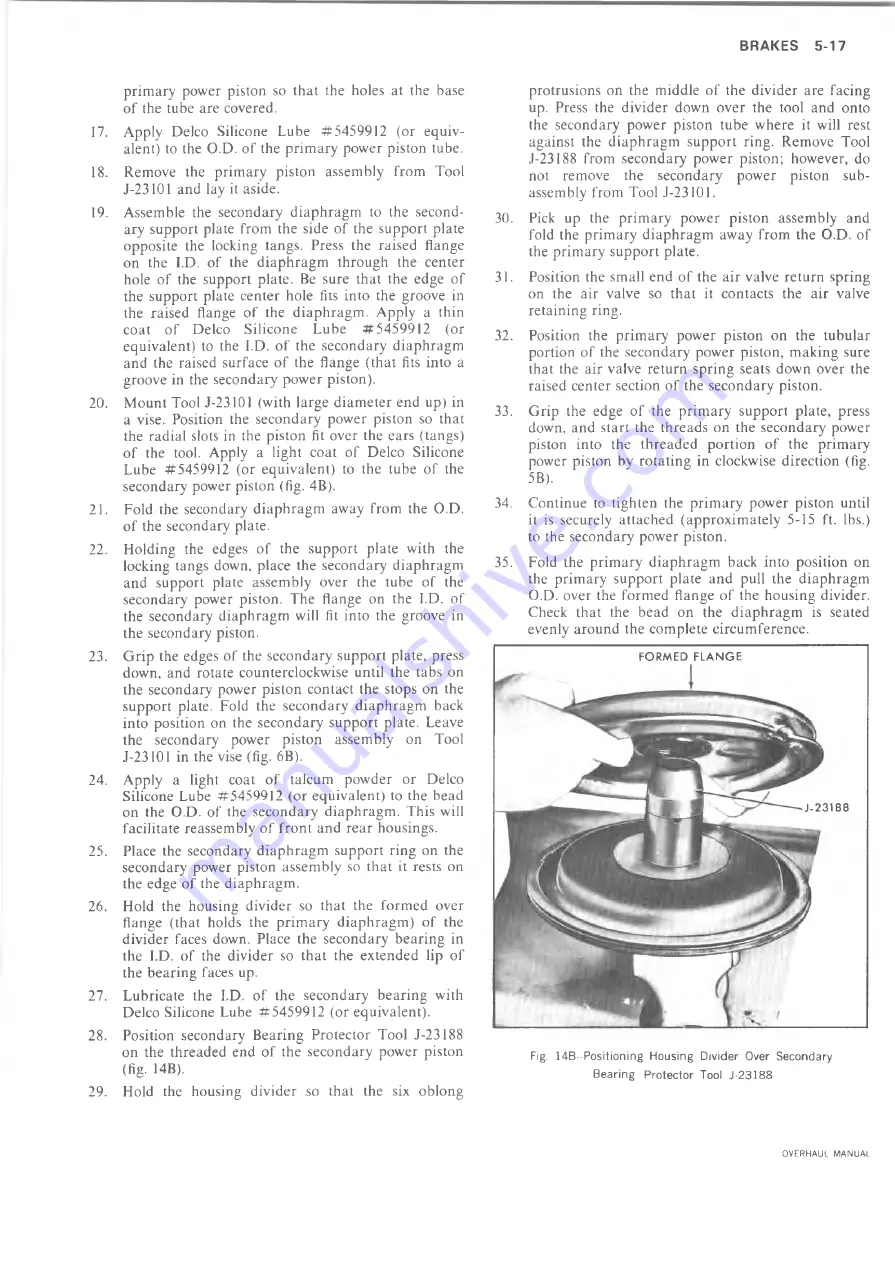 Chevrolet 10 series 1973 Overhaul Manual Download Page 120