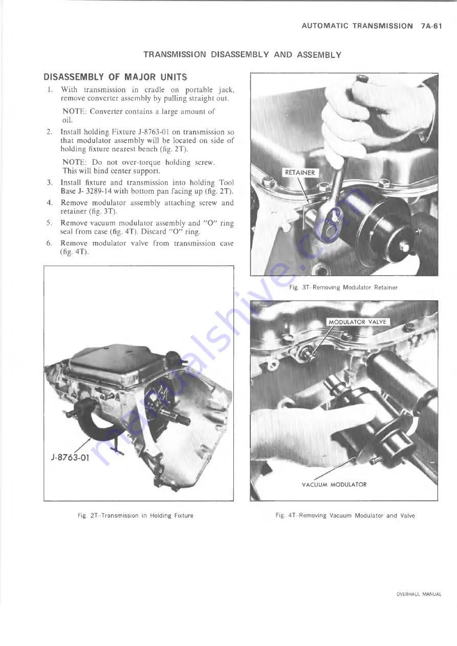 Chevrolet 10 series 1973 Overhaul Manual Download Page 364