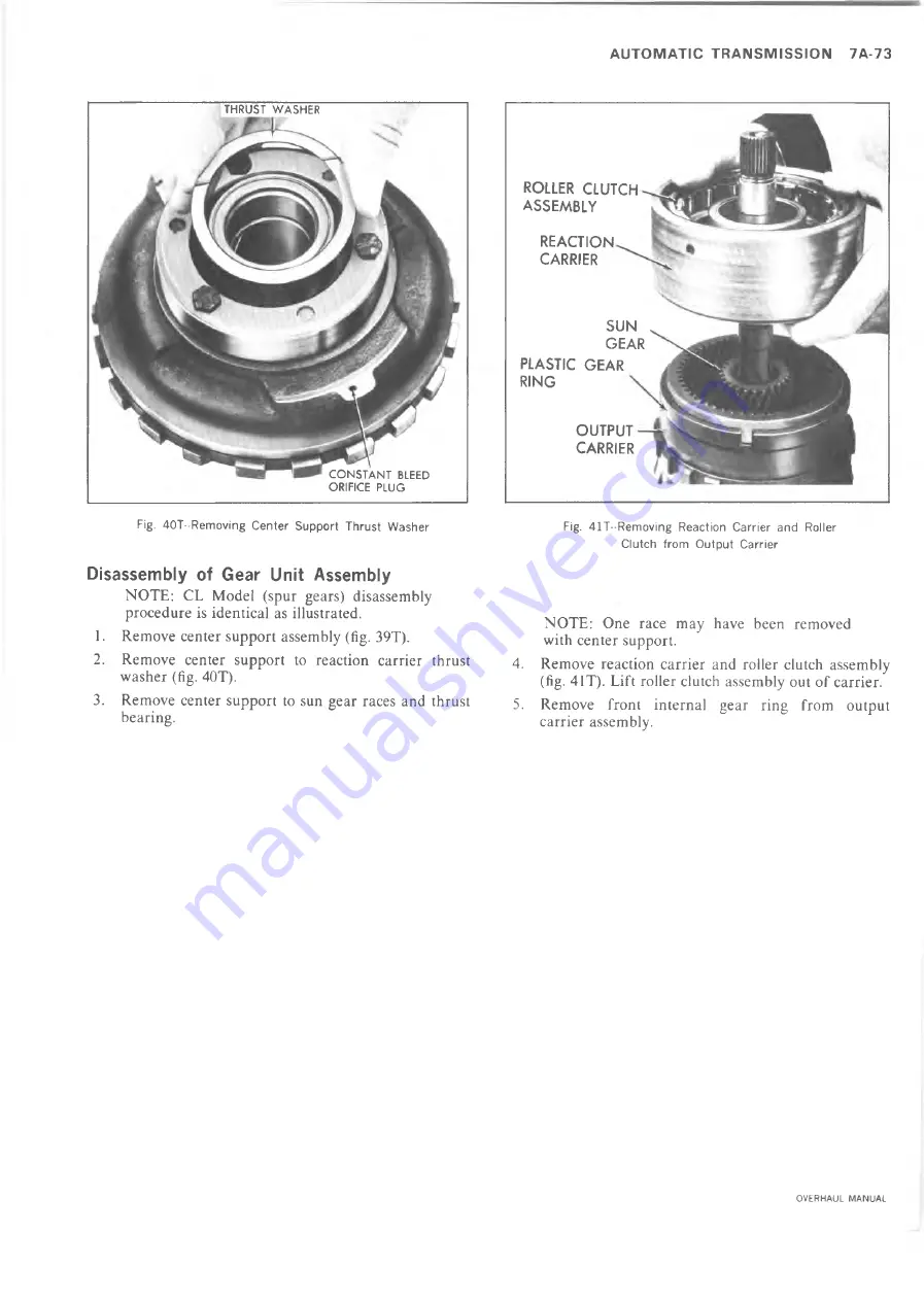 Chevrolet 10 series 1973 Overhaul Manual Download Page 376