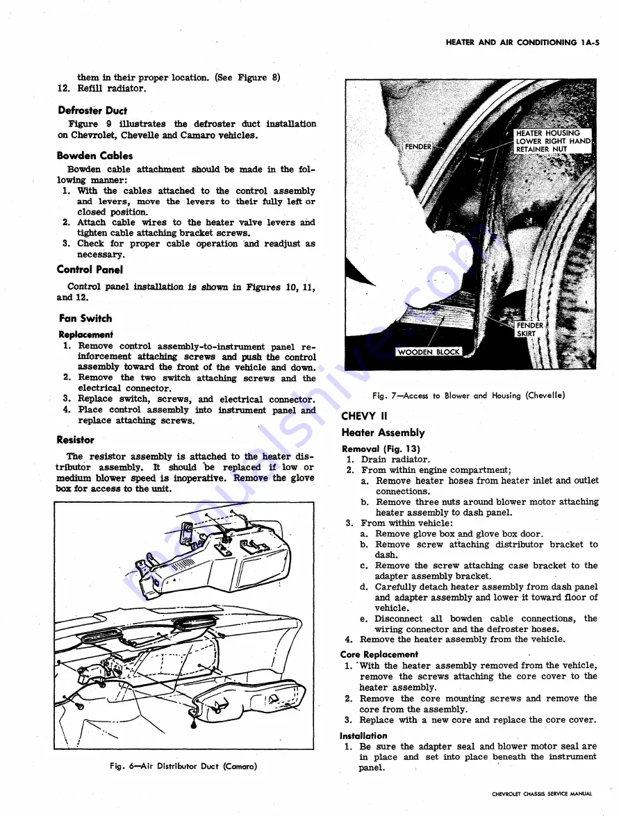 Chevrolet 1962 Chevy II Service Manual Download Page 28