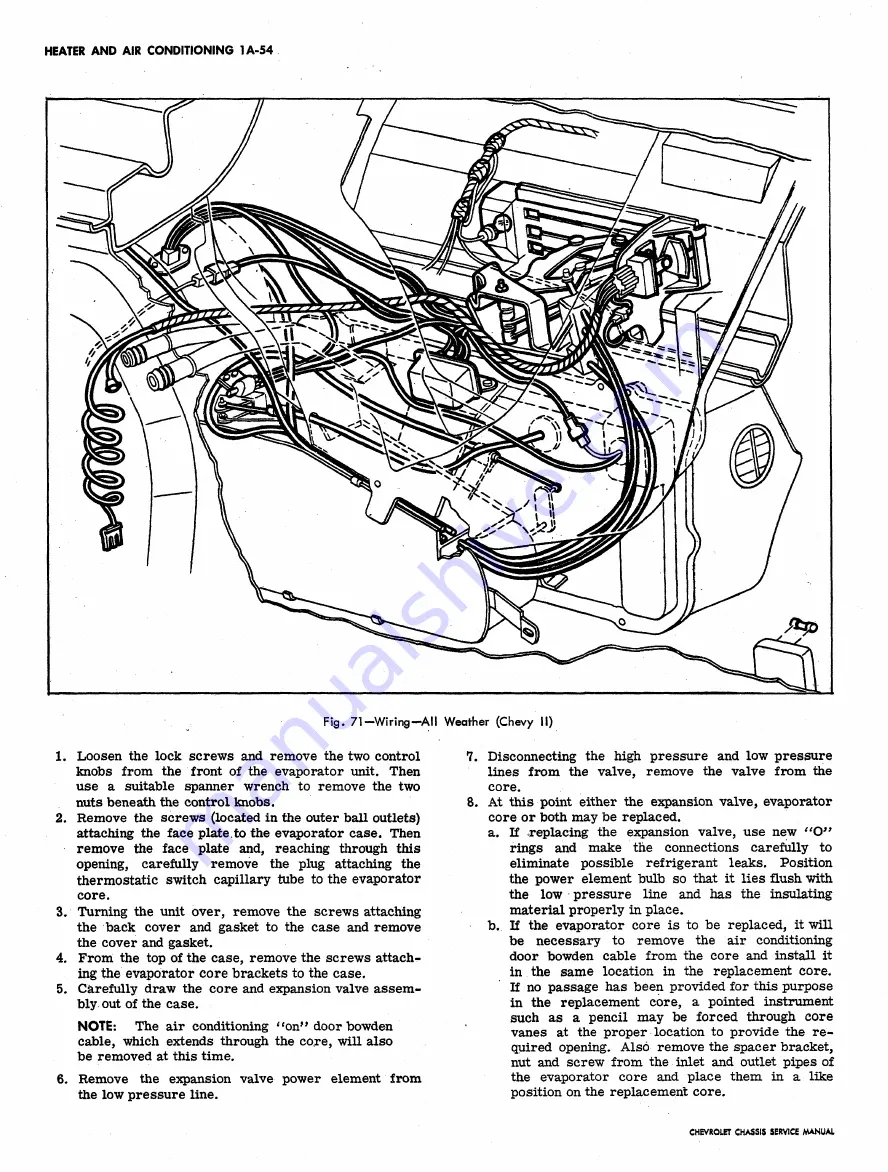 Chevrolet 1962 Chevy II Service Manual Download Page 77