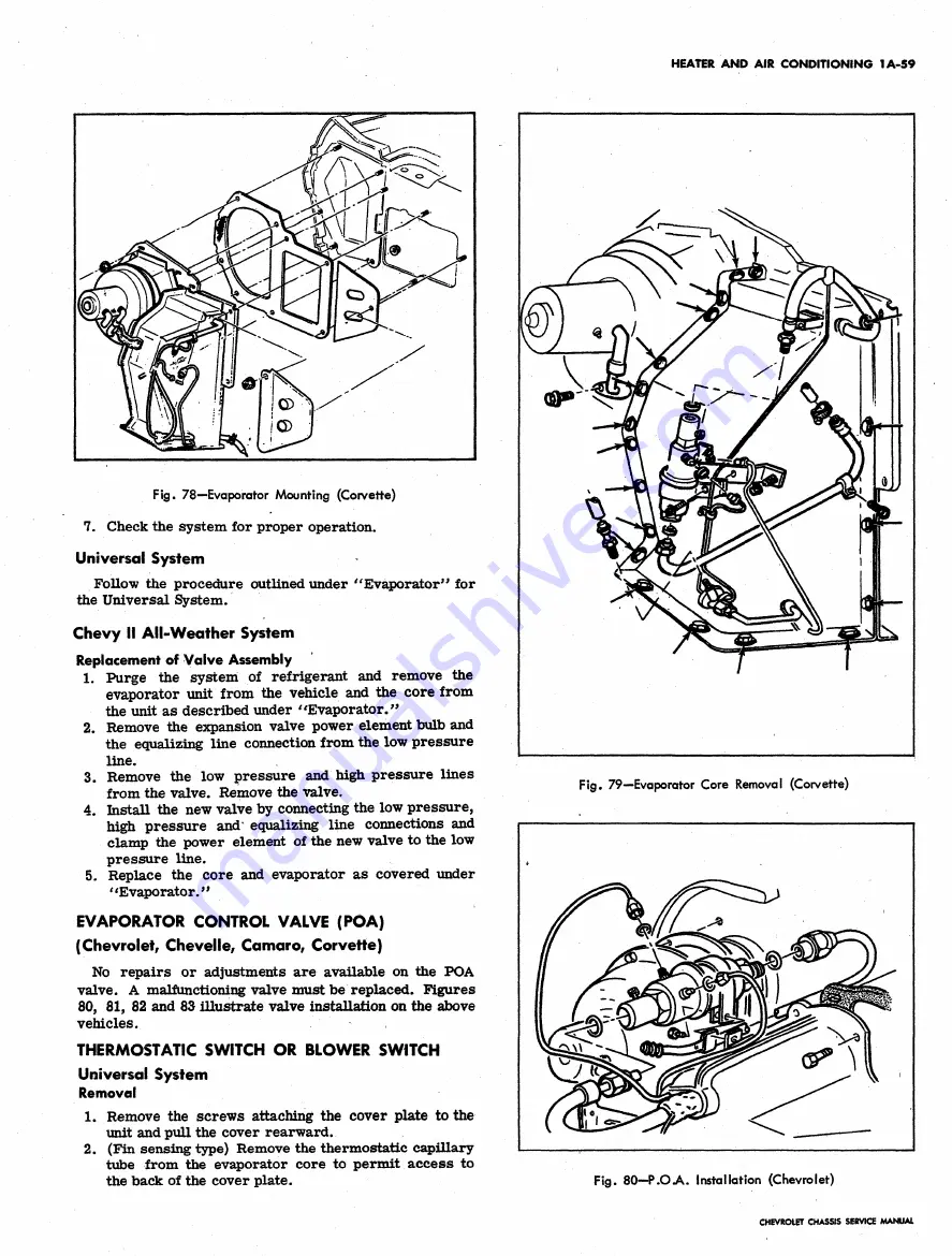 Chevrolet 1962 Chevy II Service Manual Download Page 82