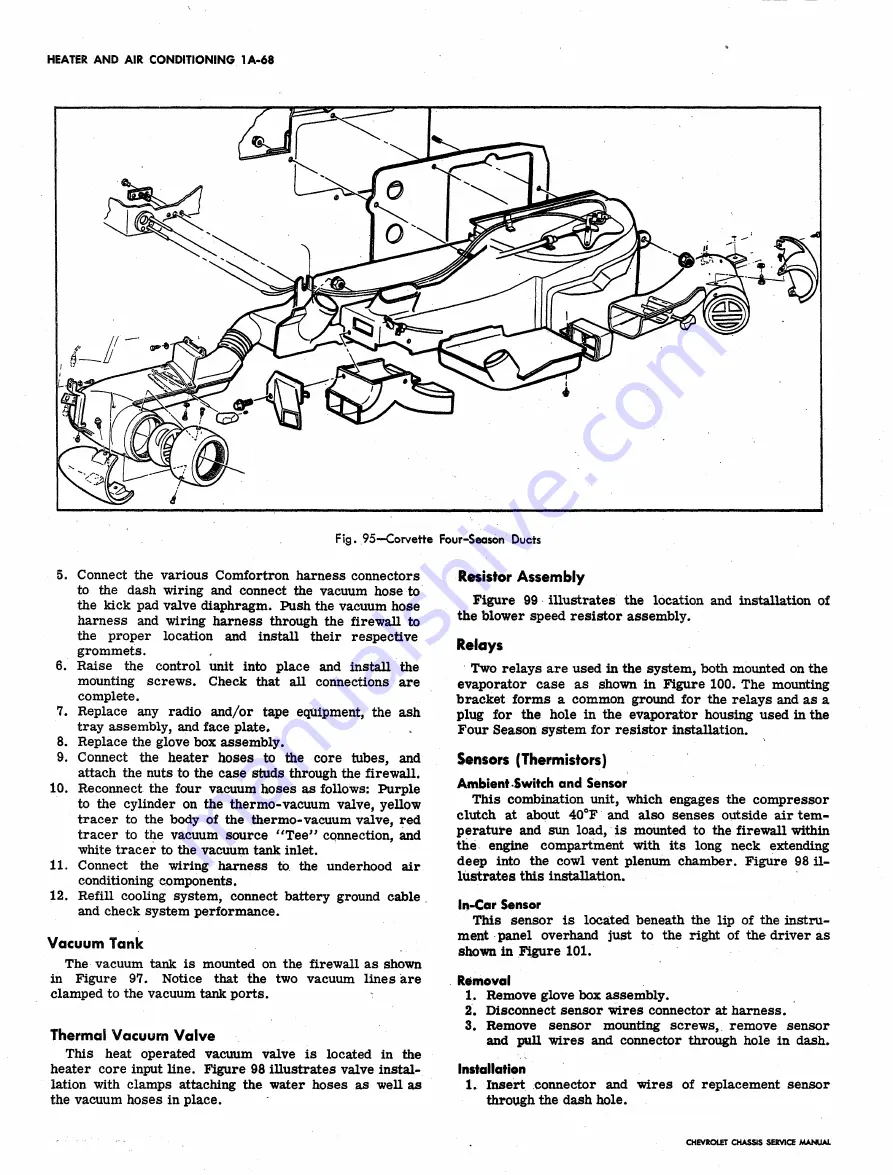 Chevrolet 1962 Chevy II Service Manual Download Page 91