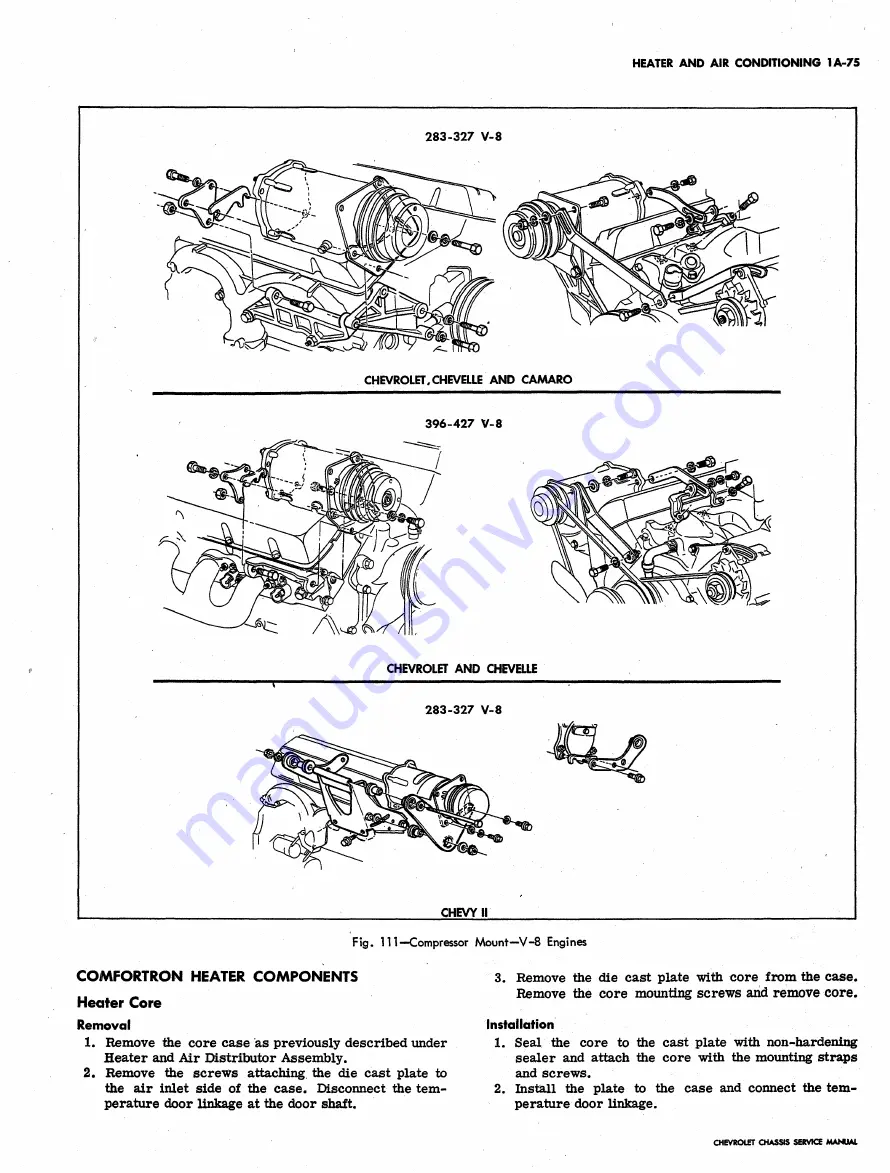 Chevrolet 1962 Chevy II Service Manual Download Page 98