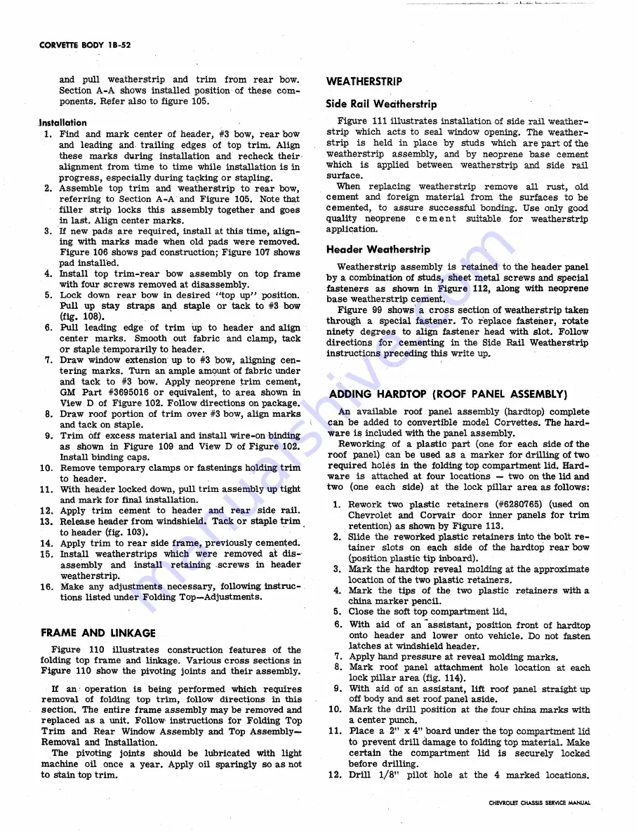 Chevrolet 1962 Chevy II Service Manual Download Page 159