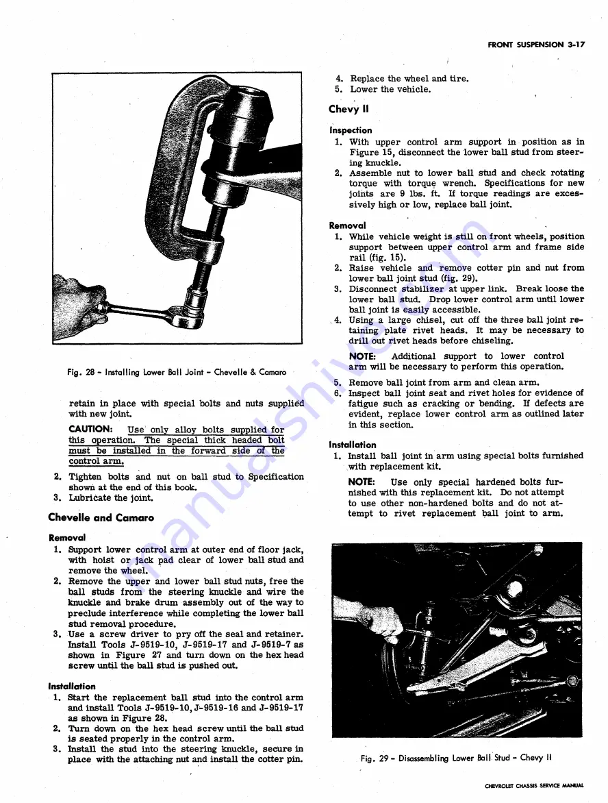 Chevrolet 1962 Chevy II Service Manual Download Page 181