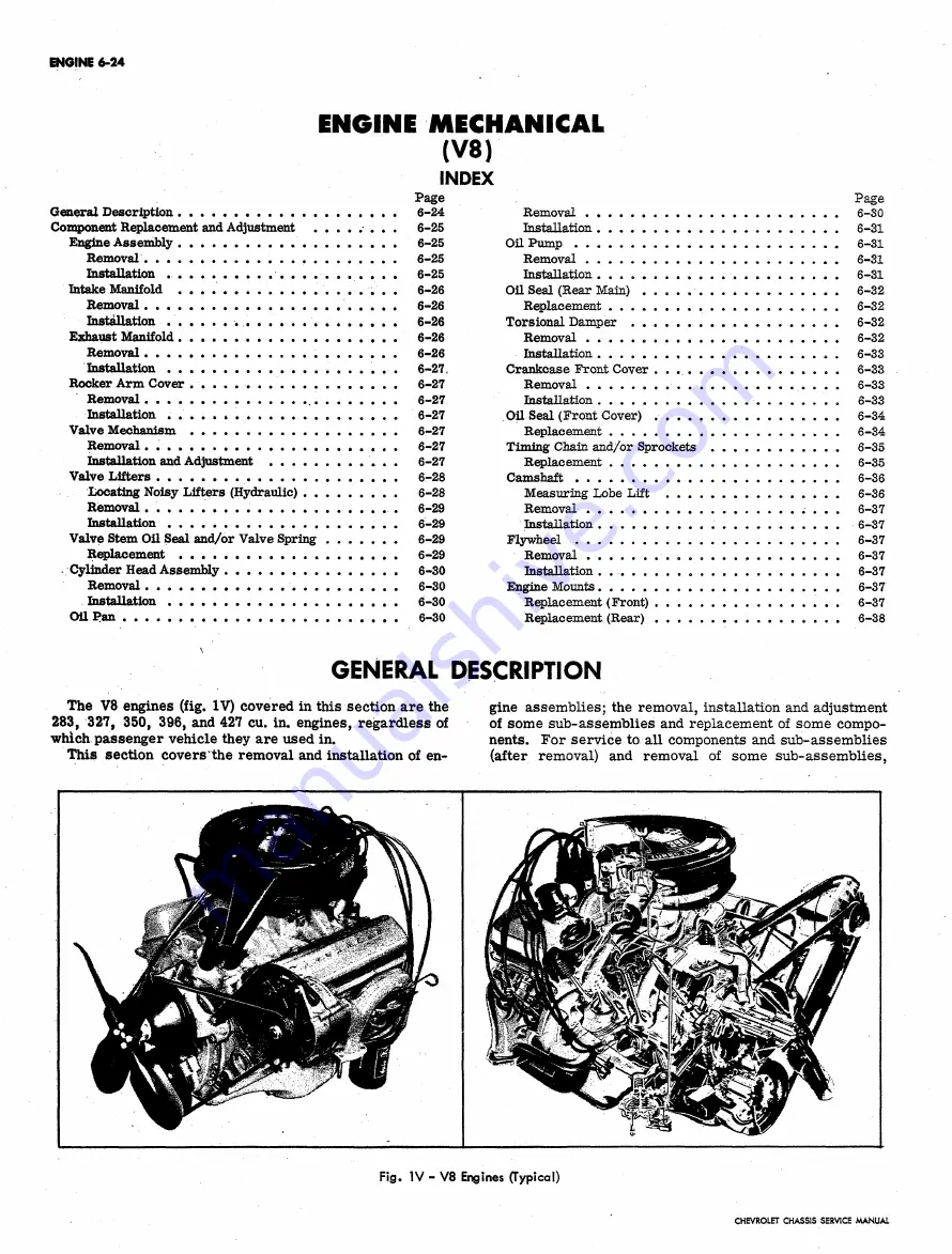 Chevrolet 1962 Chevy II Service Manual Download Page 289