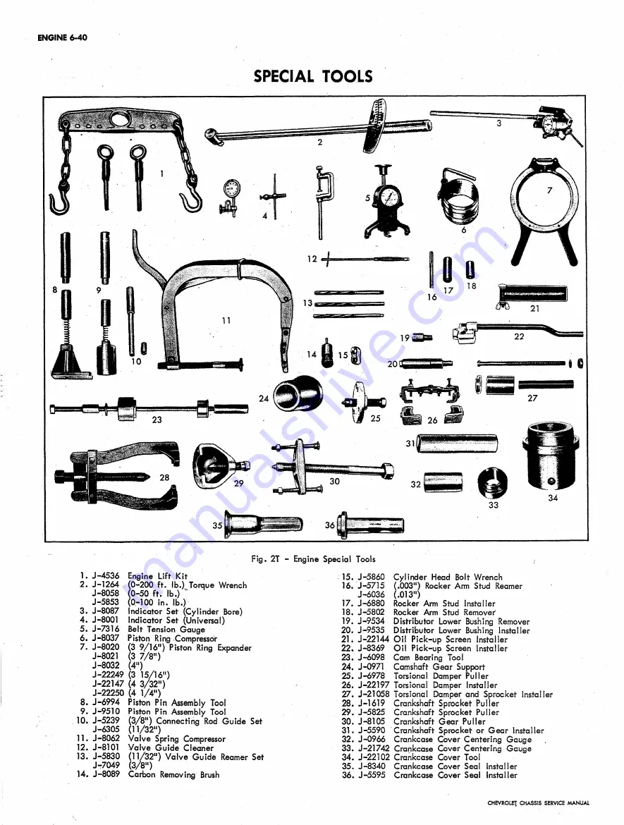 Chevrolet 1962 Chevy II Service Manual Download Page 305