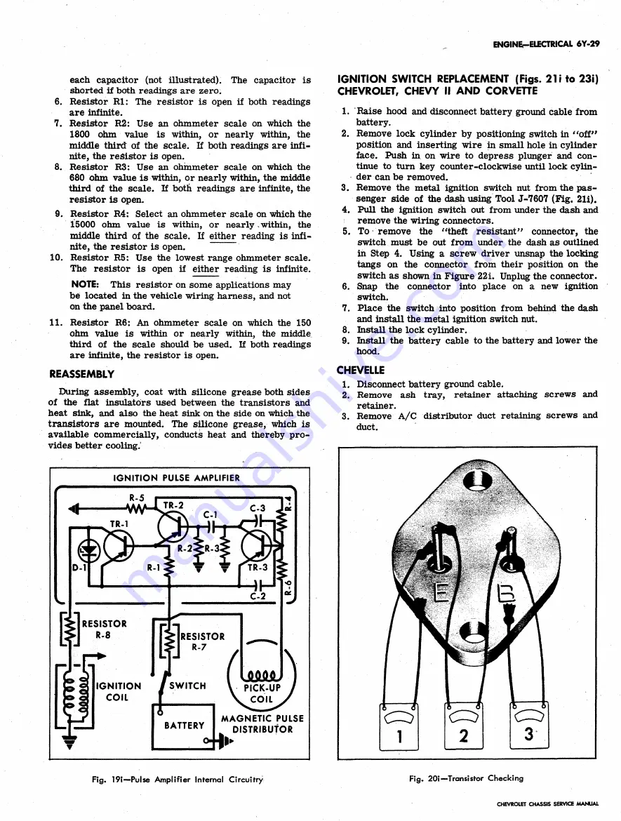 Chevrolet 1962 Chevy II Service Manual Download Page 354