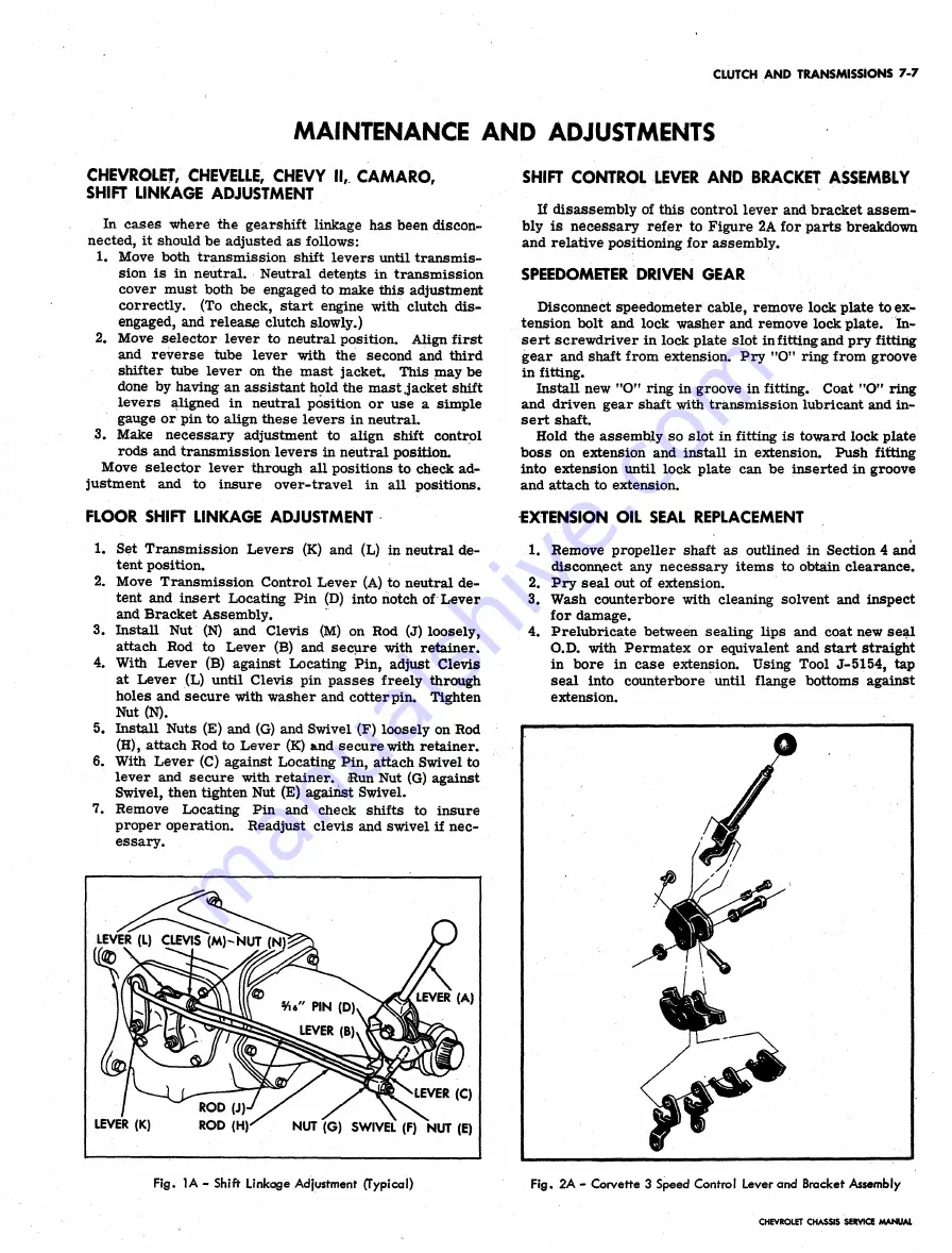 Chevrolet 1962 Chevy II Service Manual Download Page 366