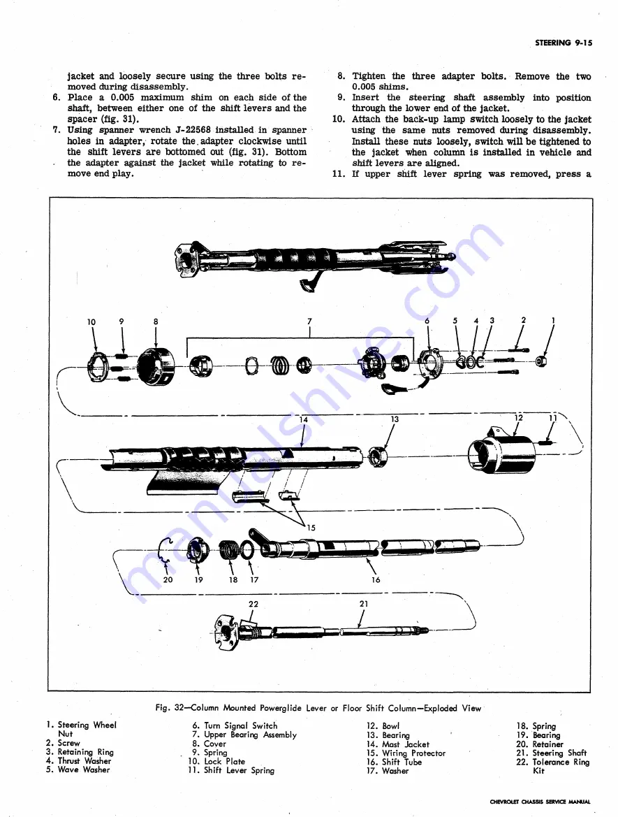 Chevrolet 1962 Chevy II Service Manual Download Page 455