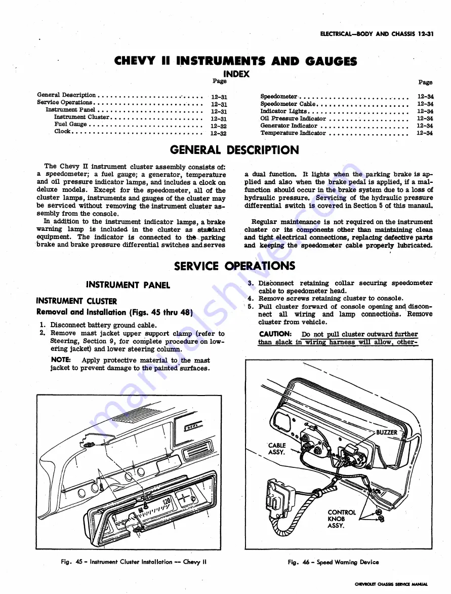 Chevrolet 1962 Chevy II Service Manual Download Page 543