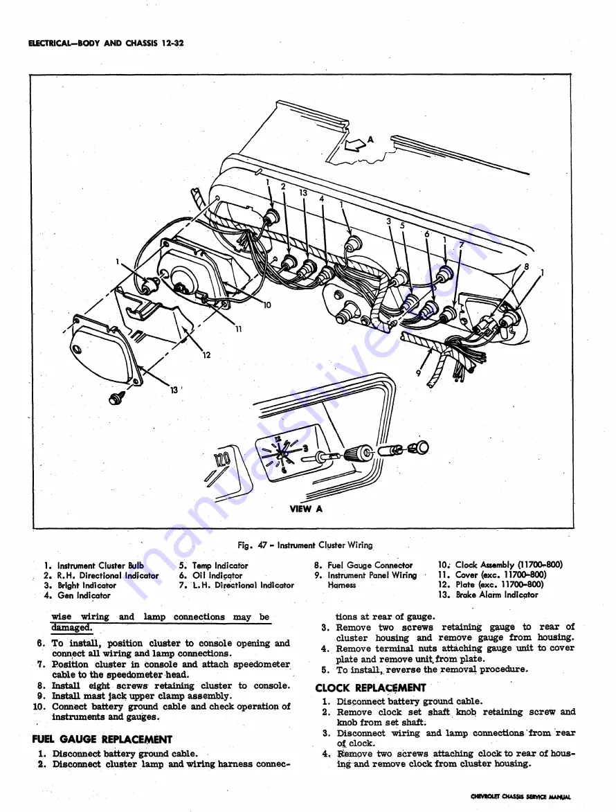 Chevrolet 1962 Chevy II Service Manual Download Page 544