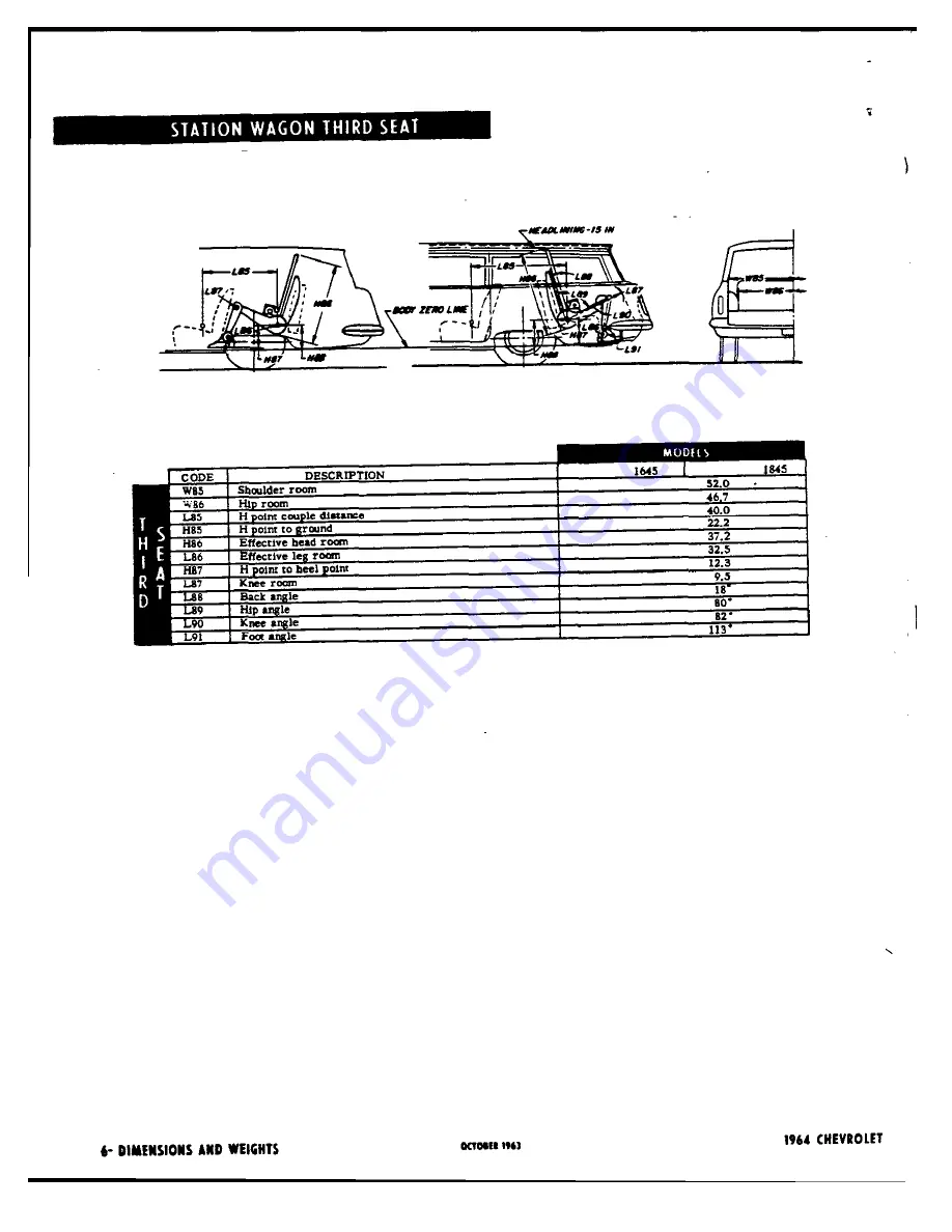 Chevrolet 1964 Bel Air 15-1611 Manual Download Page 19