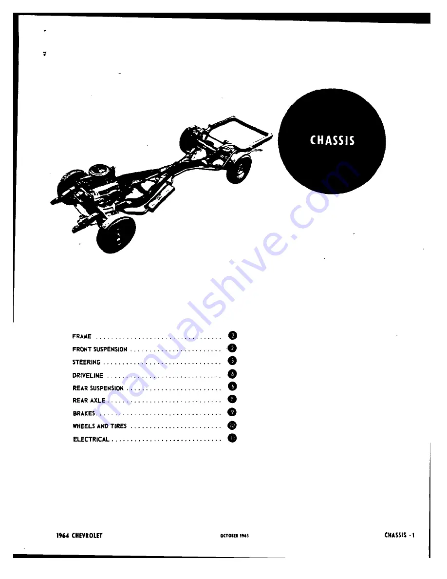 Chevrolet 1964 Bel Air 15-1611 Manual Download Page 32