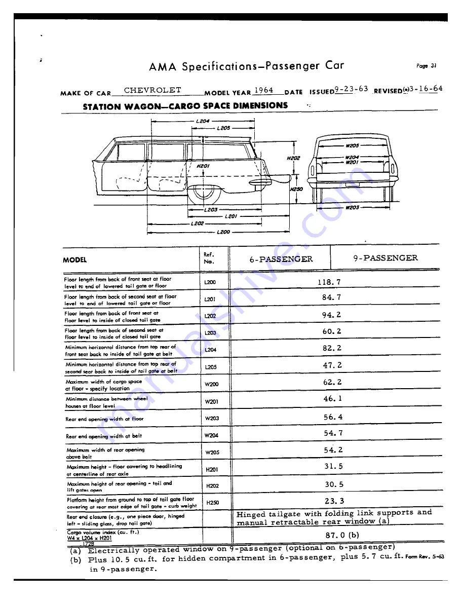 Chevrolet 1964 Bel Air 15-1611 Manual Download Page 116