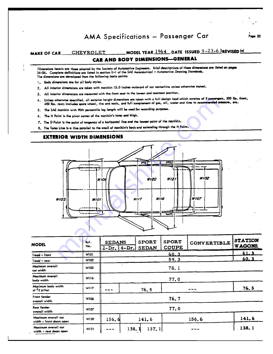 Chevrolet 1964 Bel Air 15-1611 Manual Download Page 145